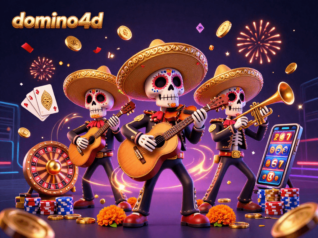 Raih jackpot di domino4d dengan keberuntungan dari band mariachi yang ceria.