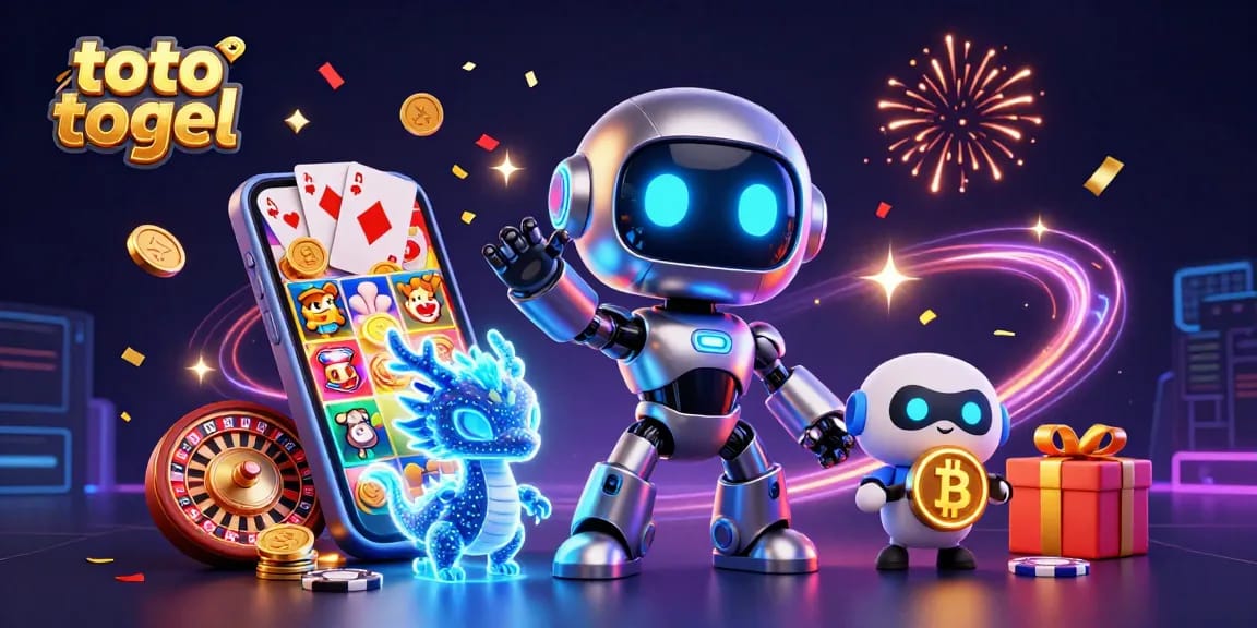 Engage in exciting toto togel gameplay with vibrant characters and dynamic casino elements.