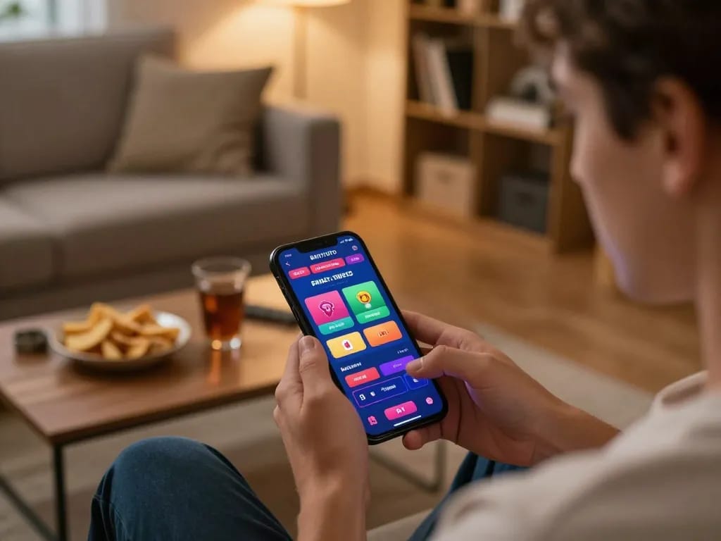 Engaging with the BAYITOTO platform for online gambling, showcasing user-friendly interface and mobile access.