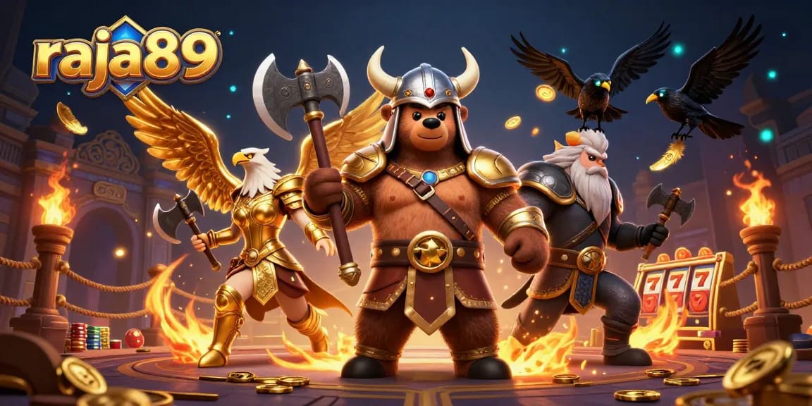 Engage in thrilling gameplay at raja89 with dynamic 3D characters and vibrant casino elements.