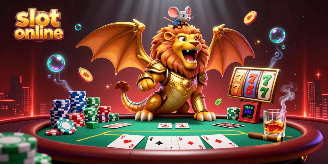 Engage with thrilling slot online adventures featuring a vibrant 3D chimera and exciting game elements.