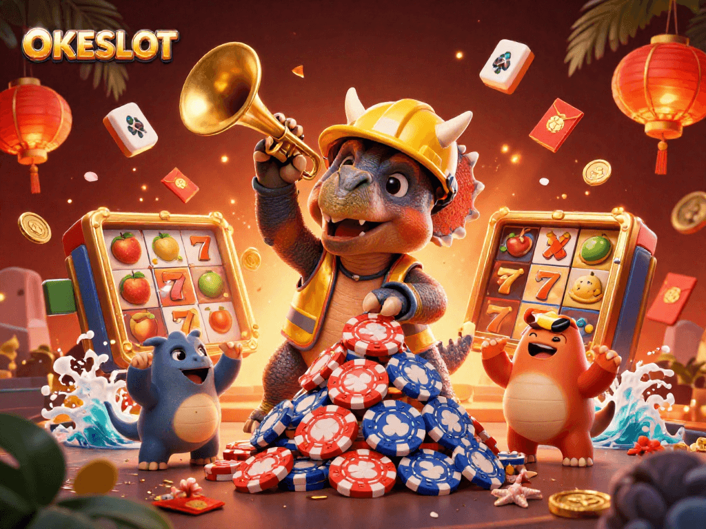 Kalahkan pengalaman slot yang mengasyikkan di OKESLOT dengan ilustrasi 3D interaktif penuh warna.