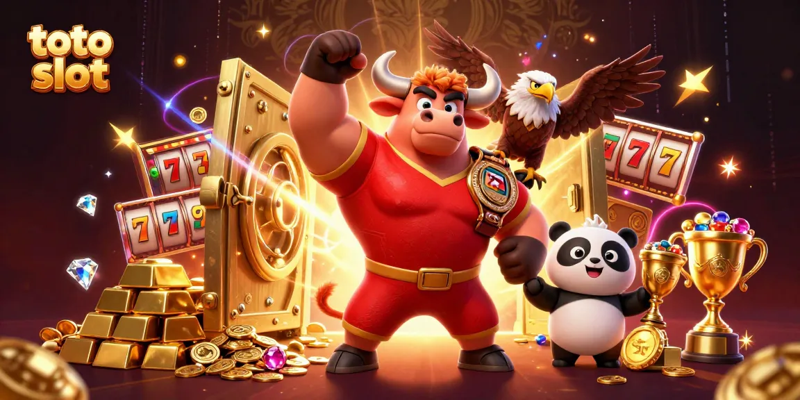 Memenangkan hadiah besar dengan toto slot, sambil dikelilingi oleh kekayaan dan keberuntungan.
