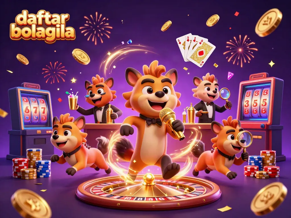 Enjoy the thrilling experience at daftar bolagila with lively hyenas at a comedy casino.