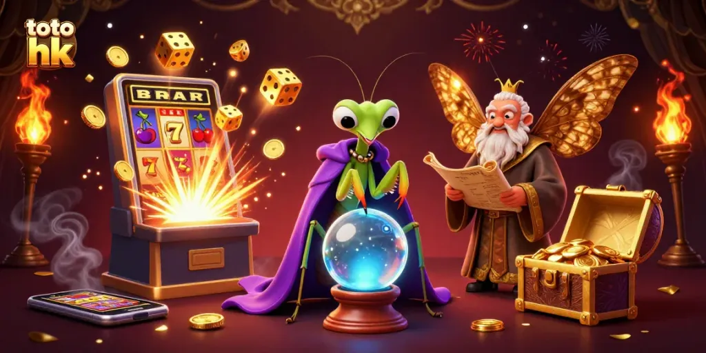 Menangkan permainan slot di toto hk dengan karakter kartun 3D yang kaya dan beruntung.