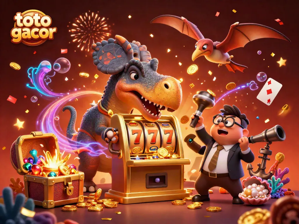 Experience exciting jackpot wins with toto gacor illustrated through dynamic casino action.