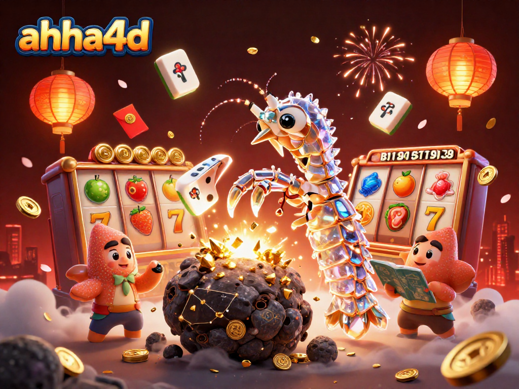 Menghasilkan keuntungan dari permainan slot dengan ahha4d, samurai udang mantis galaksi memecah asteroid untuk gem dan koin emas.
