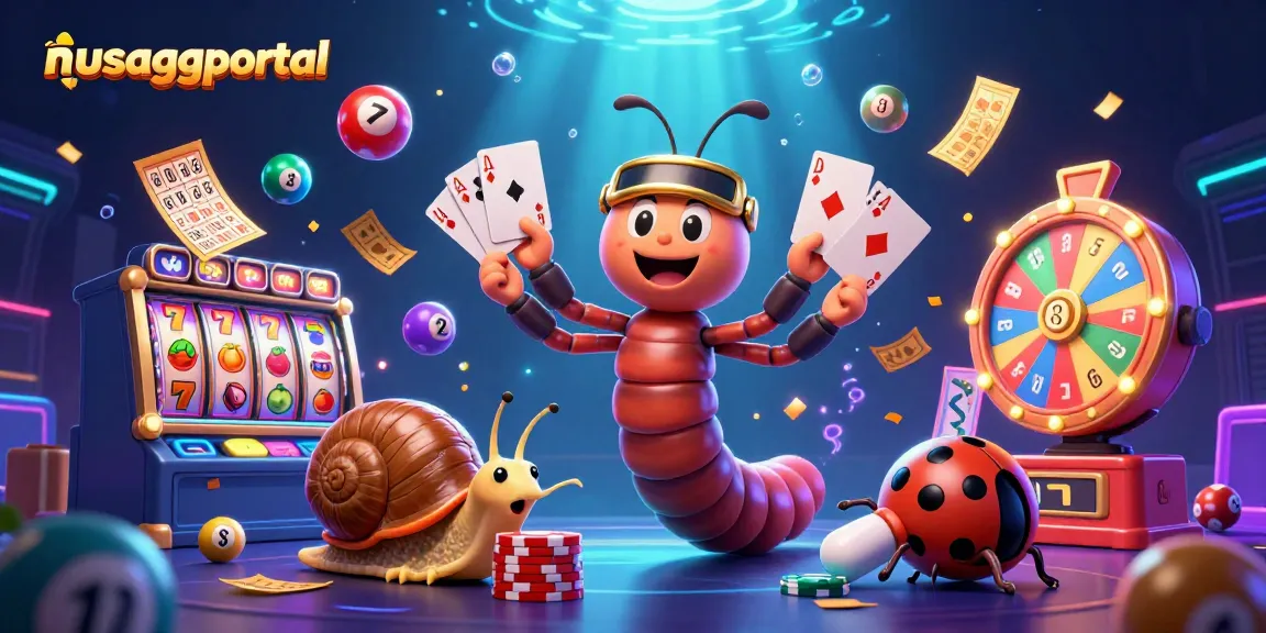 Engage with the exciting world of nusaggportal casino featuring a unique 3D cartoon scene.