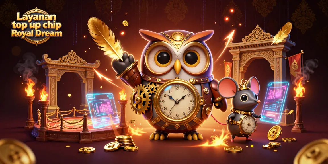 Layanan top up chip Royal Dream brings strategic gaming with impressive, vibrant steampunk visuals.