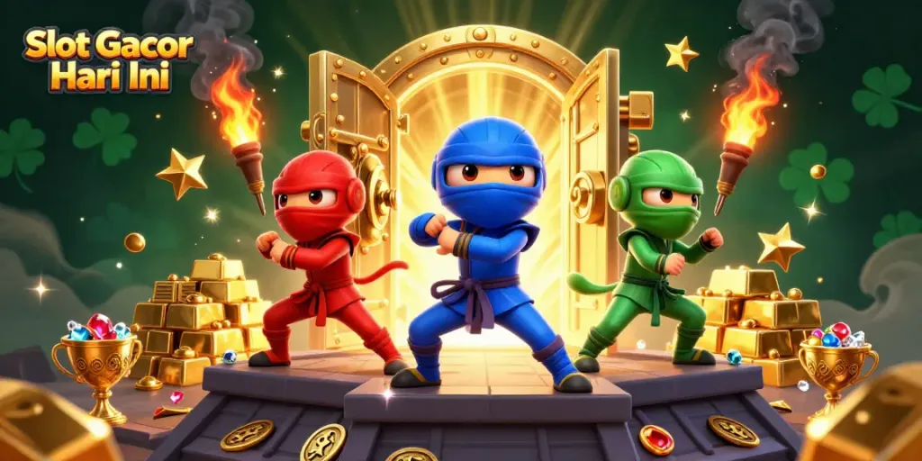 Engage with Slot Gacor Hari Ini through dynamic chameleon ninjas amidst treasures and jackpots.