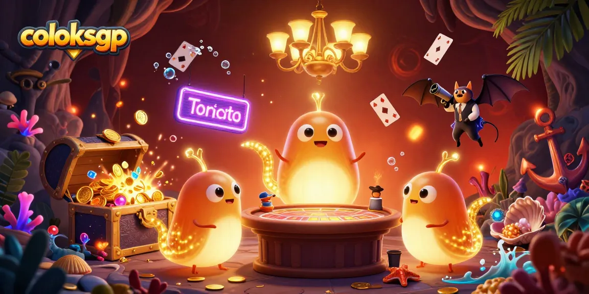 Daftar coloksgp untuk taruhan togel online dengan karakter lucu di kasino bawah air.