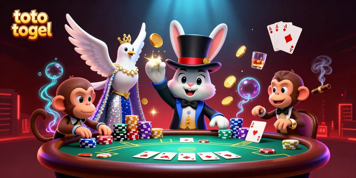 Menangkan toto togel dengan karakter sihir dan aksi menghibur dalam suasana kasino.