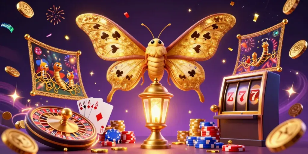 Experience thrilling gameplay in a vibrant phimmoi casino scene filled with majestic characters and dynamic elements.