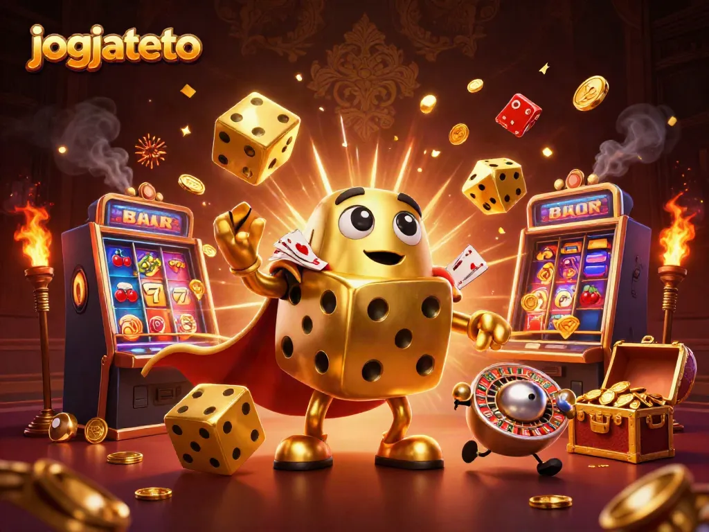 Win exciting jackpots at jogjatoto with vibrant 3D casino elements and lively characters!