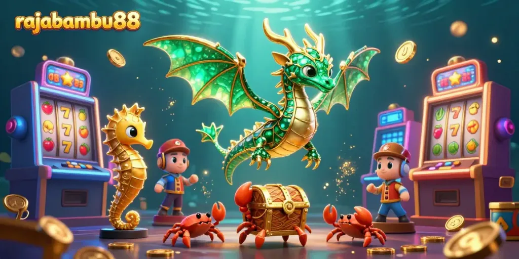 Menangkan jackpot di rajabambu88 dengan slot bertema laut yang seru dan interaktif.