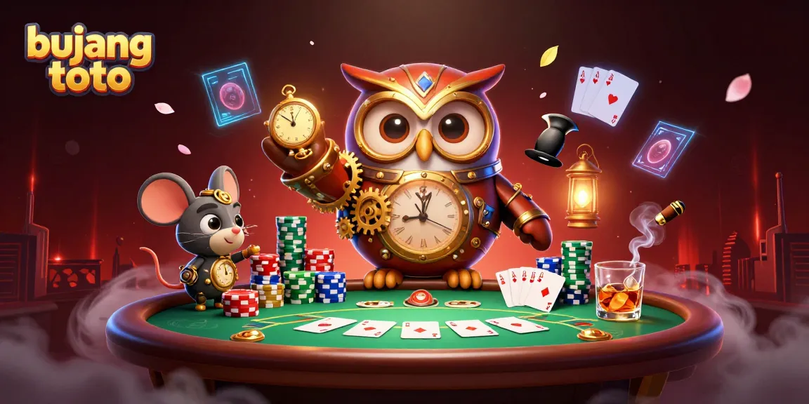 Menang besar dengan bujang toto, grafik kasino 3D yang menakjubkan dan elemen permainan kartu.